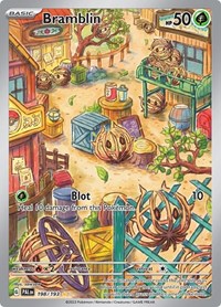 pokemon SV02: Paldea Evolved Bramblin - 198/193