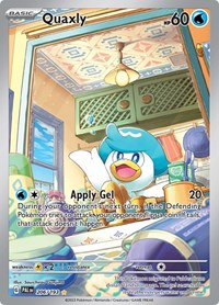 pokemon SV02: Paldea Evolved Quaxly - 206/193