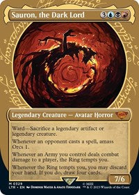 MTG Universes Beyond: The Lord of the Rings: Tales of Middle-earth Sauron, the Dark Lord (Showcase)