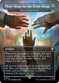 MTG Commander: The Lord of the Rings: Tales of Middle-earth Three Rings for the Elven-Kings - Rings of Brighthearth