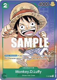 One Piece One Piece Promotion Cards Monkey.D.Luffy (Anime Expo 2023)
