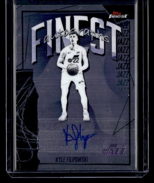2025-26 Finest #FAU-KP Kyle Filipowski Finest Autographs