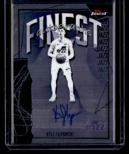 2025-26 Finest #FAU-KP Kyle Filipowski Finest Autographs