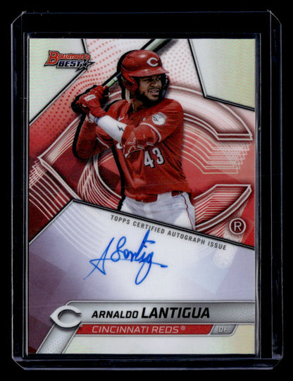2025 Bowman’s Best #B25-AL Arnaldo Lantigua Best of 2025 Autographs Refractor