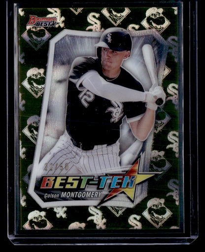 2025 Bowman’s Best #BT-20 Colson Montgomery Best Tek Gold #/50