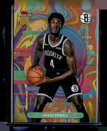 2025-26 Finest #111 Drake Powell Oil Spill Refractor
