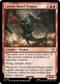MTG Commander: The Lord of the Rings: Tales of Middle-earth Cavern-Hoard Dragon