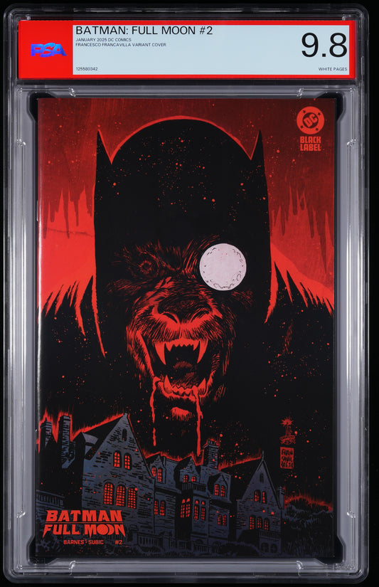 DC Comics Batman: Full Moon #2 NONE FRANCESCO FRANCAVILLA VARIANT COVER