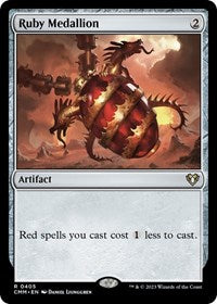 MTG Commander Masters Ruby Medallion