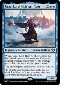 MTG Commander Masters Urza, Lord High Artificer