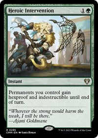 MTG Commander Masters Heroic Intervention