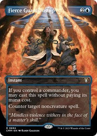 MTG Commander Masters Fierce Guardianship (Borderless)