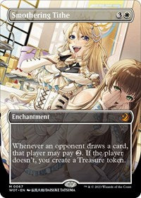 MTG Wilds of Eldraine: Enchanting Tales Smothering Tithe (Anime Borderless)
