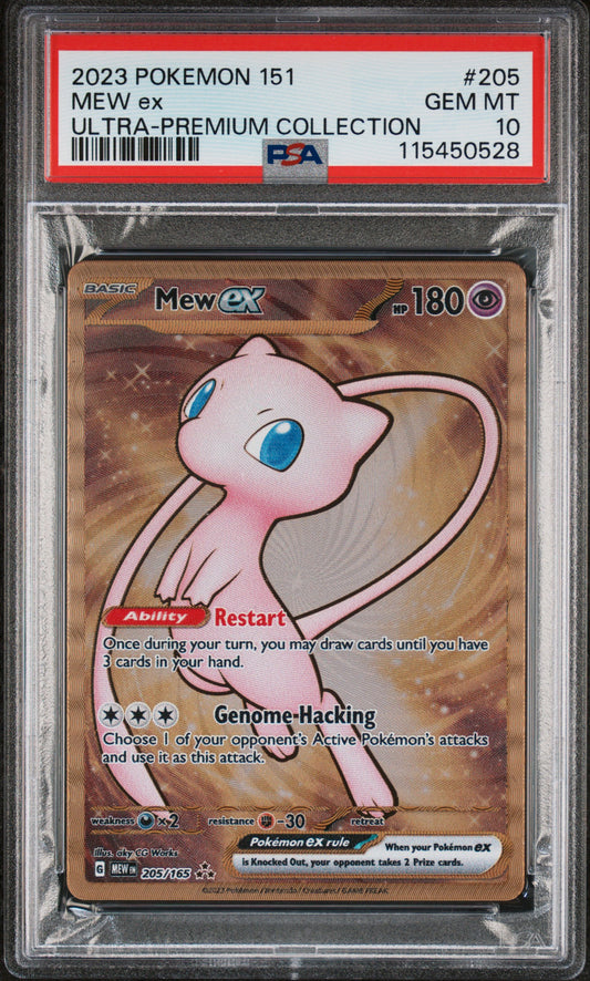 2023 Pokemon 151 Ultra-Premium Collection #205 Mew Ex PSA 10