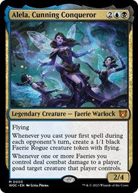 MTG Commander: Wilds of Eldraine Alela, Cunning Conqueror