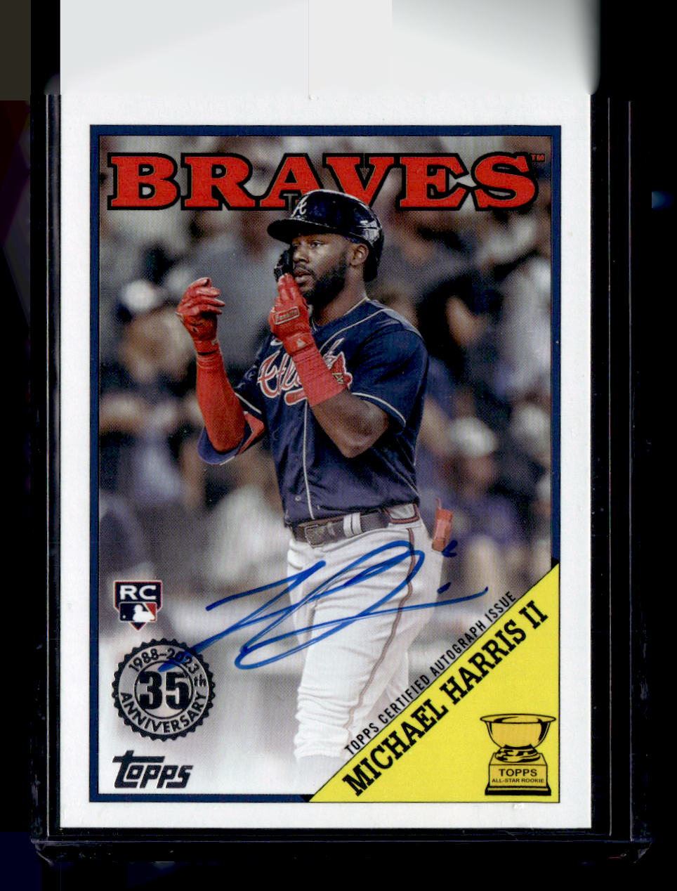 2023 Topps Update #88BAU-MH Michael Harris II 35th Anniversary Autographs