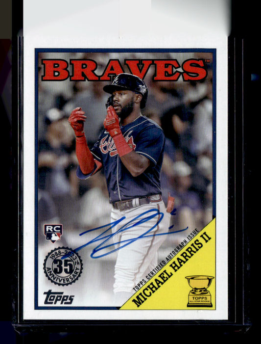 2023 Topps Update #88BAU-MH Michael Harris II 35th Anniversary Autographs