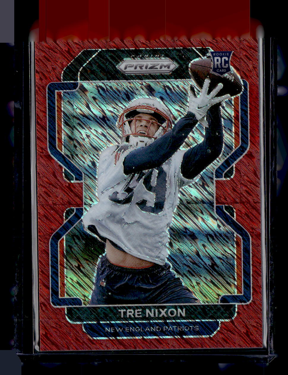 2021 Panini Prizm #428 Tre Nixon Red Shimmer #/35