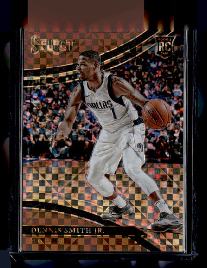 2017-18 Panini Select #209 Dennis Smith Jr. Copper Prizms #/49