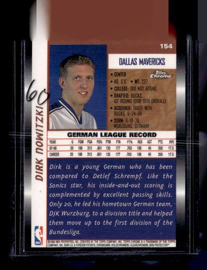 1998-99 Topps Chrome #154 Dirk Nowitzki
