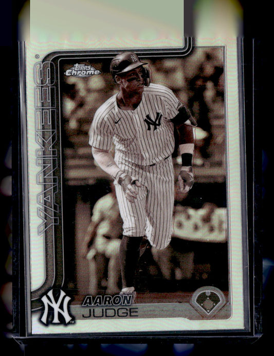 2025 Topps Chrome #99 Aaron Judge Sepia Refractors