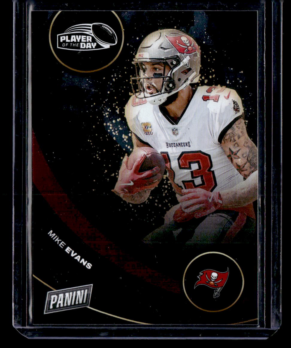 2024 Panini Player of the Day #46 Mike Evans Purple #/25
