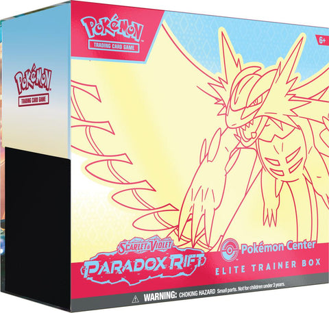 pokemon SV04: Paradox Rift Paradox Rift Pokemon Center Elite Trainer Box (Exclusive) [Roaring Moon]