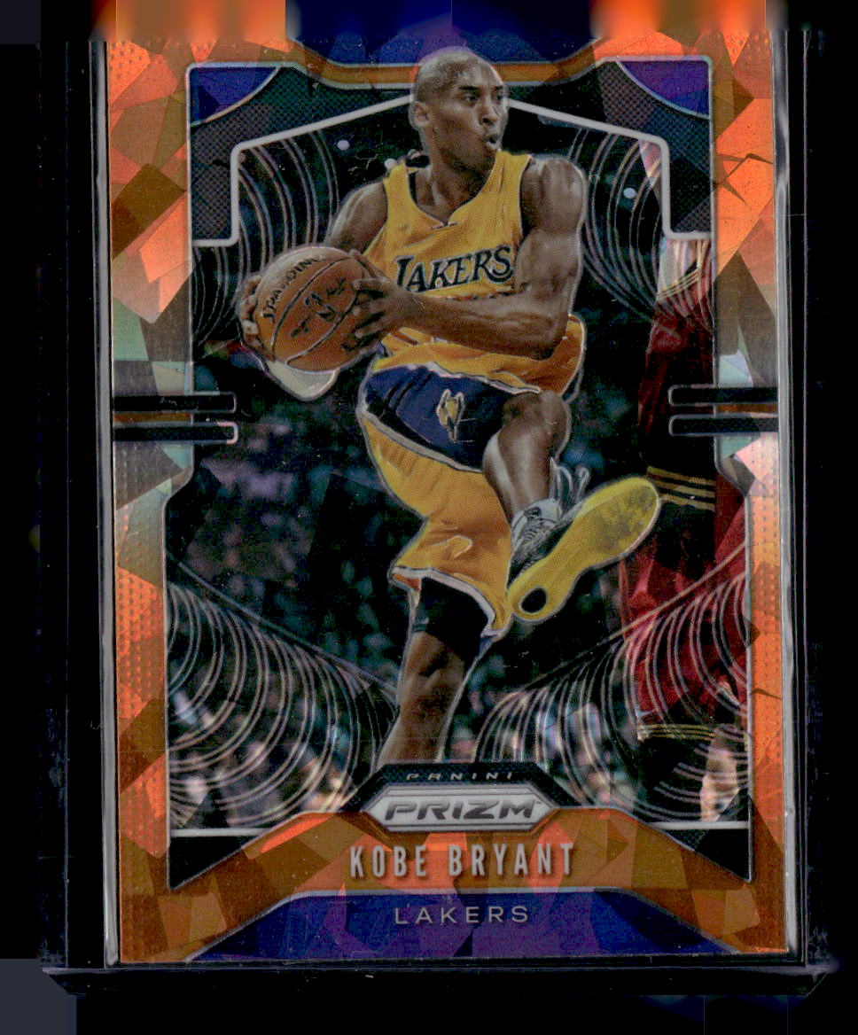 2019-20 Panini Prizm #8 Kobe Bryant Prizms Orange Ice