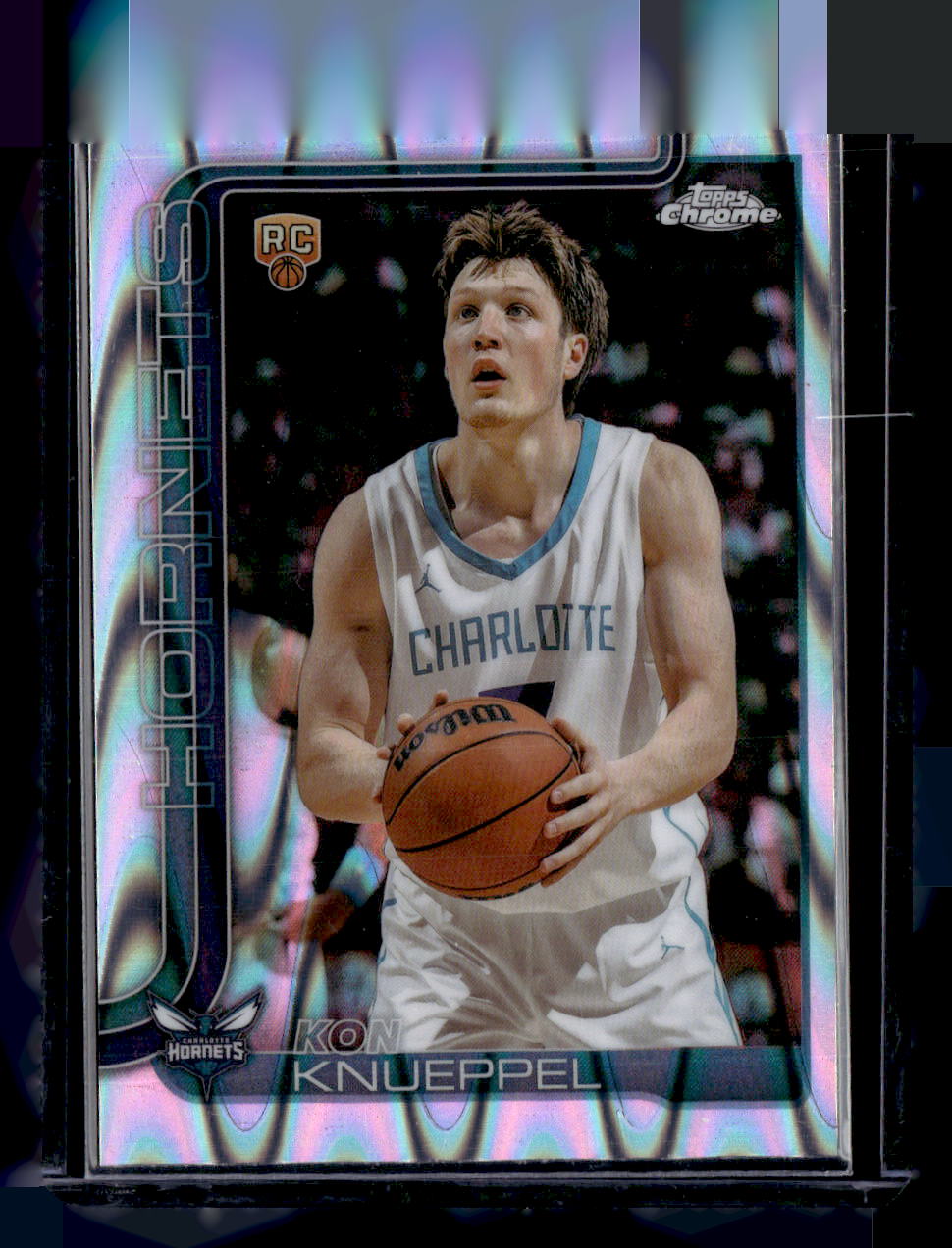 2025-26 Topps Chrome #254 Kon Knueppel RayWave Refractor