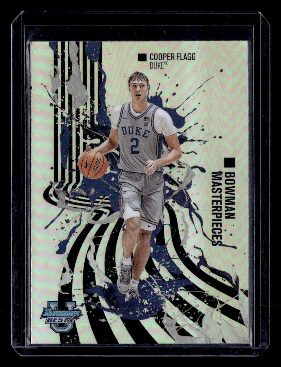 2024-25 Bowman's Best University #BM-1 Cooper Flagg Masterpieces Refractors
