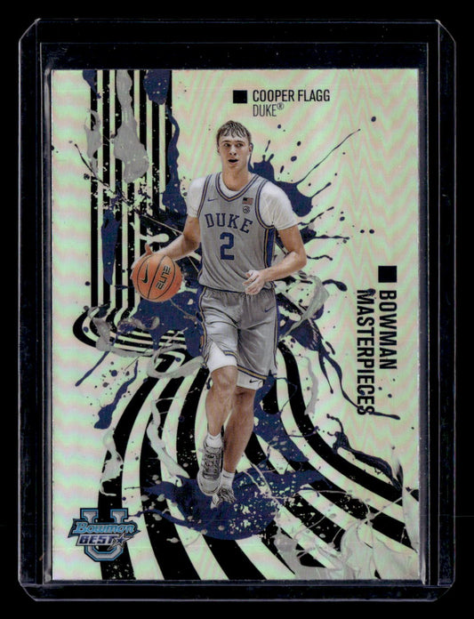 2024-25 Bowman's Best University #BM-1 Cooper Flagg Masterpieces Refractors