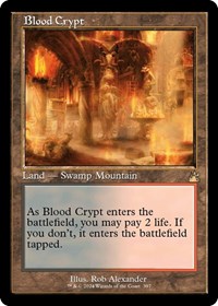 MTG Ravnica Remastered Blood Crypt (Retro Frame)