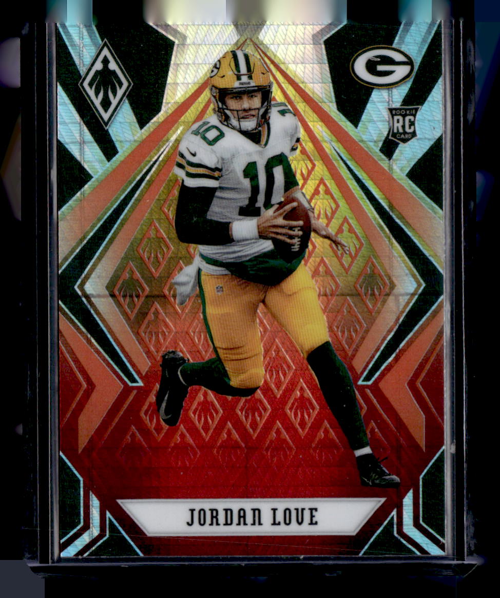 2020 Panini Phoenix #104 Jordan Love Fire Burst