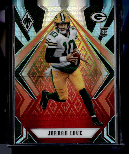 2020 Panini Phoenix #104 Jordan Love Fire Burst