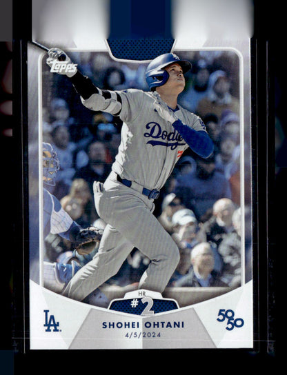 2024 Topps 50/50: Shohei Ohtani #3 Shohei Ohtani