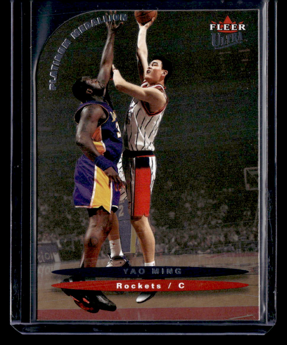 2003-04 Ultra #1 Yao Ming Platinum Medallion #/100