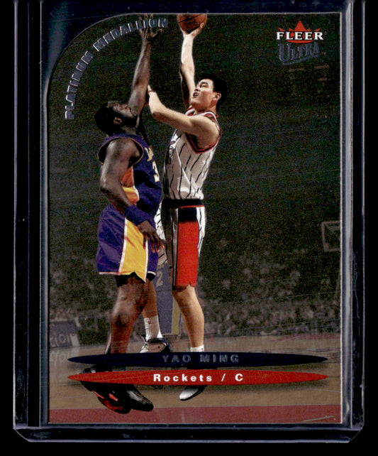 2003-04 Ultra #1 Yao Ming Platinum Medallion #/100