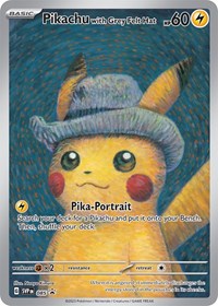 Pokemon SV: Scarlet & Violet Promo Cards Pikachu with Grey Felt Hat