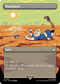 MTG Universes Beyond: Fallout Wasteland (Borderless)