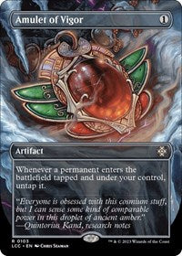 MTG Commander: The Lost Caverns of Ixalan Amulet of Vigor (Borderless)