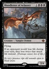 MTG The Lost Caverns of Ixalan Bloodletter of Aclazotz