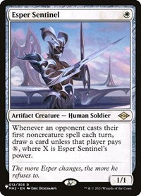 MTG The List Reprints Esper Sentinel