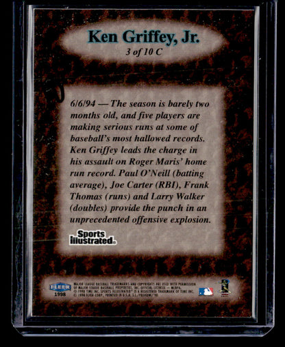 1998 Sports Illustrated #3 C Ken Griffey, Jr. Covers