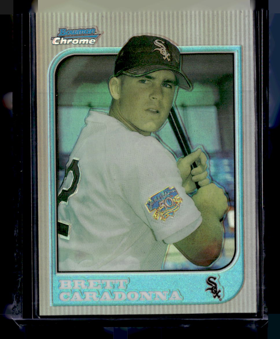 1997 Bowman Chrome #285 Brett Caradonna Refractors