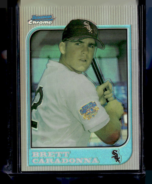 1997 Bowman Chrome #285 Brett Caradonna Refractors