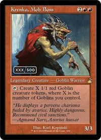 MTG Ravnica Remastered Krenko, Mob Boss (Retro Frame) (Serial Numbered)