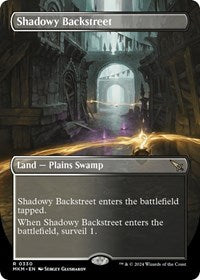 MTG Murders at Karlov Manor Shadowy Backstreet (Borderless)
