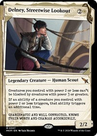 MTG Murders at Karlov Manor Delney, Streetwise Lookout (Showcase)