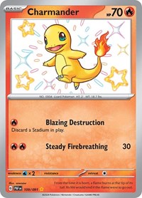 ポケモン SV: パルディアンフェイト ヒトカゲ - 109/091
