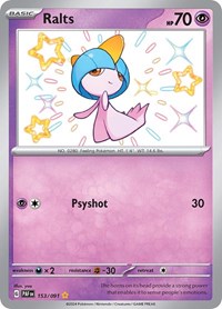 pokemon SV: Paldean Fates Ralts - 153/091